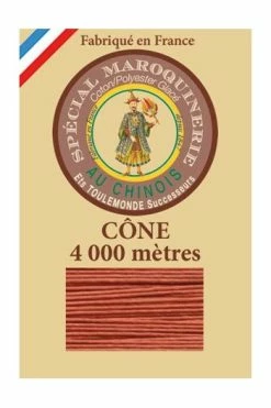 Fil Maroquinerie Grand Cône 50/3 - 420 - Citrouille