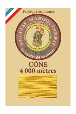 Fil Maroquinerie Grand Cône 50/3 - 508 - Jaune