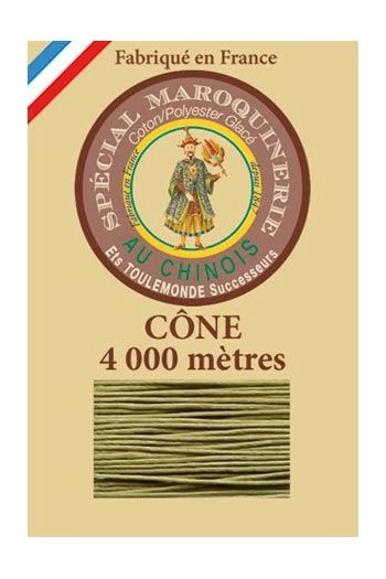 Fil Maroquinerie Grand Cône 50/3 - 643 - Mousse 1 Fil Maroquinerie Grand Cône 50/3 - 643 - Mousse