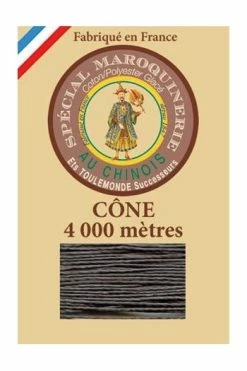Fil Maroquinerie Grand Cône 50/3 - 872 - Ardoise