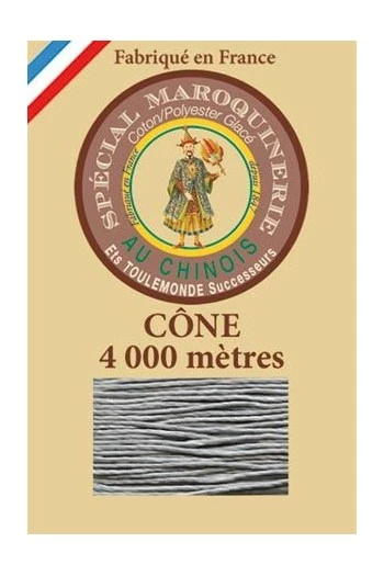 Fil Maroquinerie Grand Cône 50/3 - 992 - Souris 1 Fil Maroquinerie Grand Cône 50/3 - 992 - Souris