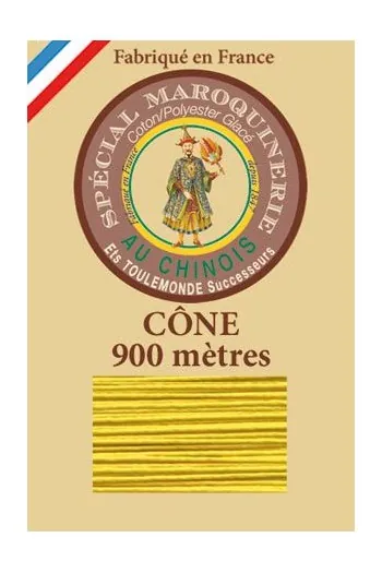 Fil Maroquinerie Petit Cône 28/2 - 259 - Soleil 1 Fil Maroquinerie Petit Cône 28/2 - 259 - Soleil