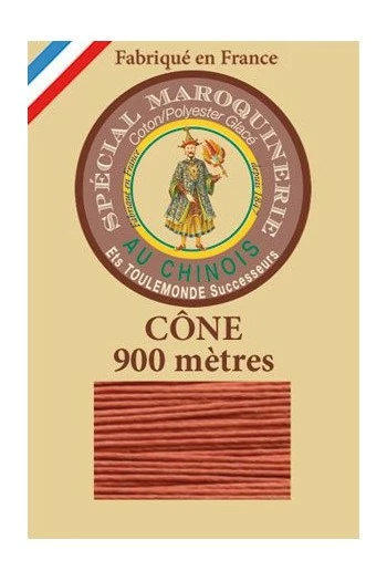 Fil Maroquinerie Petit Cône 28/2 - 420 - Citrouille 1 Fil Maroquinerie Petit Cône 28/2 - 420 - Citrouille