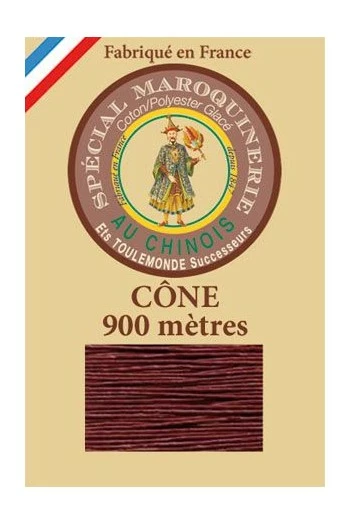 Fil Maroquinerie Petit Cône 28/2 - 425 - Brique 1 Fil Maroquinerie Petit Cône 28/2 - 425 - Brique