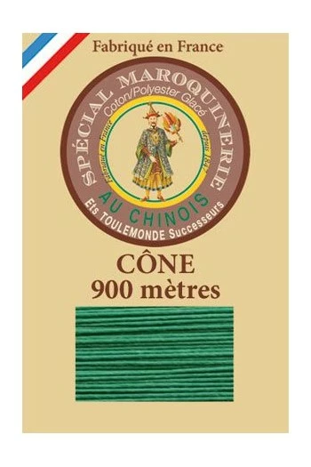 Fil Maroquinerie Petit Cône 28/2 - 436 - Gazon 1 Fil Maroquinerie Petit Cône 28/2 - 436 - Gazon