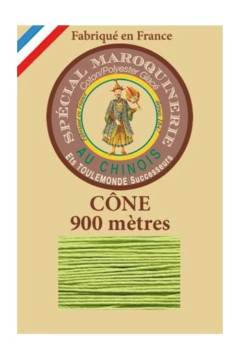 Fil Maroquinerie Petit Cône 28/2 - 455 - Vert Clair 1 Fil Maroquinerie Petit Cône 28/2 - 455 - Vert Clair