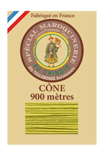 Fil Maroquinerie Petit Cône 28/2 - 519 - Anis 1 Fil Maroquinerie Petit Cône 28/2 - 519 - Anis