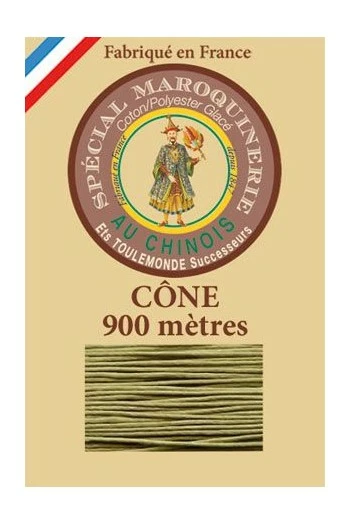 Fil Maroquinerie Petit Cône 28/2 - 643 - Mousse 1 Fil Maroquinerie Petit Cône 28/2 - 643 - Mousse