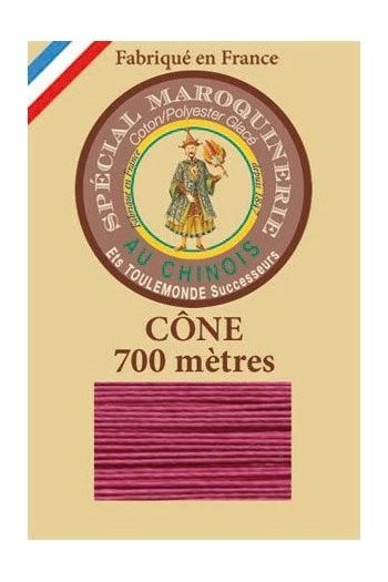 Fil Maroquinerie Petit Cône 28/3 - 190 - Bois De Rose 1 Fil Maroquinerie Petit Cône 28/3 - 190 - Bois De Rose