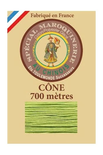 Fil Maroquinerie Petit Cône 28/3 - 455 - Vert Clair 1 Fil Maroquinerie Petit Cône 28/3 - 455 - Vert Clair