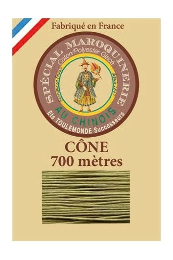 Fil Maroquinerie Petit Cône 28/3 - 643 - Mousse 1 Fil Maroquinerie Petit Cône 28/3 - 643 - Mousse