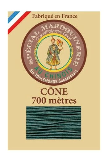 Fil Maroquinerie Petit Cône 28/3 - 750 - Paon 1 Fil Maroquinerie Petit Cône 28/3 - 750 - Paon