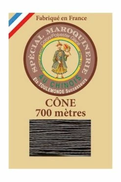 Fil Maroquinerie Petit Cône 28/3 - 872 - Ardoise