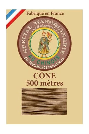 Fil Maroquinerie Petit Cône 28/4 - 185 - Beige 1 Fil Maroquinerie Petit Cône 28/4 - 185 - Beige