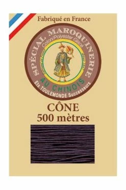 Fil Maroquinerie Petit Cône 28/4 - 346 - Aubergine