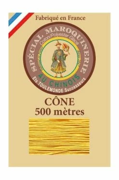 Fil Maroquinerie Petit Cône 28/4 - 508 - Jaune