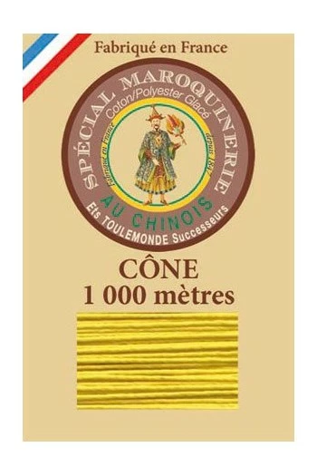 Fil Maroquinerie Petit Cône 50/3 - 259 - Soleil 1 Fil Maroquinerie Petit Cône 50/3 - 259 - Soleil