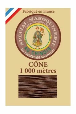 Fil Maroquinerie Petit Cône 50/3 - 276 - Marron