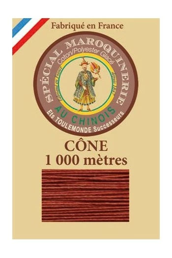 Fil Maroquinerie Petit Cône 50/3 - 333 - Cuivre 1 Fil Maroquinerie Petit Cône 50/3 - 333 - Cuivre