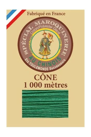 Fil Maroquinerie Petit Cône 50/3 - 436 - Gazon 1 Fil Maroquinerie Petit Cône 50/3 - 436 - Gazon