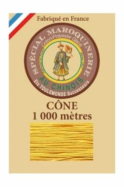 Fil Maroquinerie Petit Cône 50/3 - 508 - Jaune