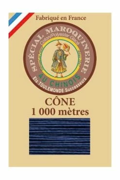 Fil Maroquinerie Petit Cône 50/3 - 667 - Nuit