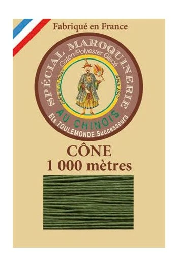 Fil Maroquinerie Petit Cône 50/3 - 735 - Chartreuse 1 Fil Maroquinerie Petit Cône 50/3 - 735 - Chartreuse