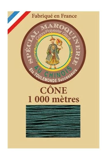 Fil Maroquinerie Petit Cône 50/3 - 750 - Paon 1 Fil Maroquinerie Petit Cône 50/3 - 750 - Paon