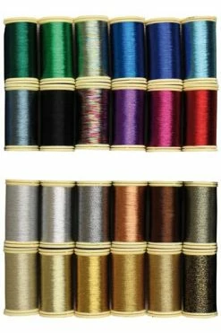 Fil Métallisé Boîte 12 Tons Classiques 6 Fil Métallisé Boîte 12 Tons Classiques -artisanat Soldes Magasin fil metallise boite 12 tons classiques 2