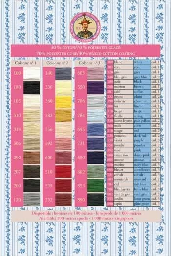 Fil Patchwork Boîte 12 Tons Clairs 5 Fil Patchwork Boîte 12 Tons Clairs – Image 5