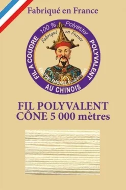 Fil Polyester Grand Cône 309 - Ecru