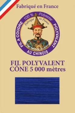 Fil Polyester Grand Cône 367 - Royal