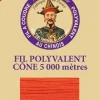 Fil Polyester Grand Cône 380 - Coquelicot