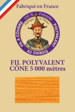 Fil Polyester Grand Cône 410 - Mandarine