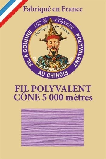 Fil Polyester Grand Cône 515 - Lilas 1 Fil Polyester Grand Cône 515 - Lilas