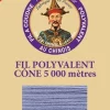 Fil Polyester Grand Cône 615 - Bleu Gris
