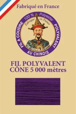 Fil Polyester Grand Cône 630 - Violet