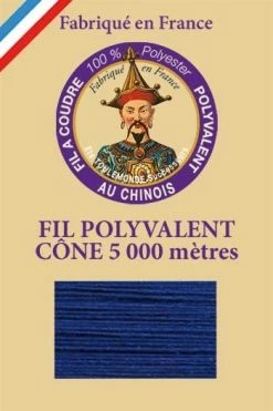 Fil Polyester Grand Cône 672 - Saphir