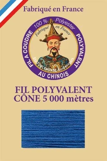 Fil Polyester Grand Cône 720 - Pétrole 1 Fil Polyester Grand Cône 720 - Pétrole