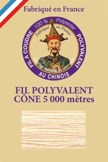 Fil Polyester Grand Cône 7535 - Saumon 1 Fil Polyester Grand Cône 7535 - Saumon