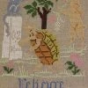 Fils Broderie Point De Croix Le Lièvre Et La Tortue