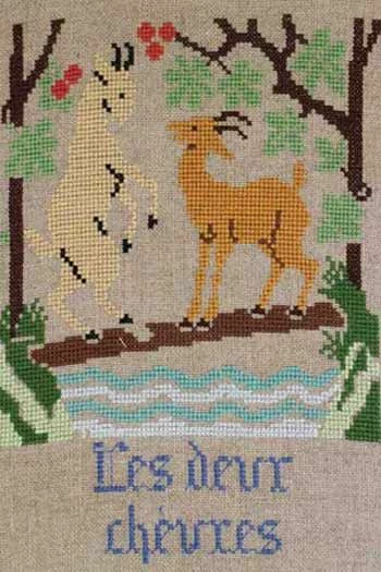 Fils Broderie Point De Croix Les Deux Chèvres 1 Fils Broderie Point De Croix Les Deux Chèvres