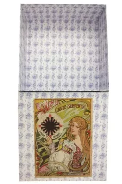 Grande Boîte Ouvrage Carte Serpentin