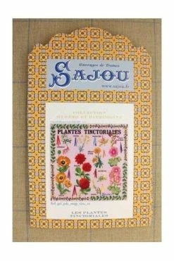 Grille De Point De Croix Plantes Tinctoriales -artisanat Soldes Magasin grille de point de croix plantes tinctoriales 1