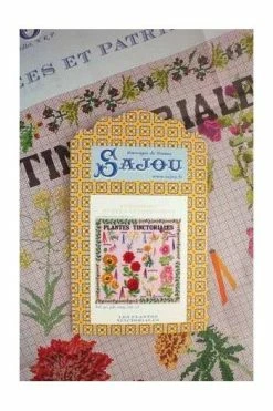 Grille De Point De Croix Plantes Tinctoriales -artisanat Soldes Magasin grille de point de croix plantes tinctoriales 4