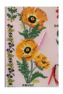 Grille De Point De Croix Plantes Tinctoriales -artisanat Soldes Magasin grille de point de croix plantes tinctoriales 6