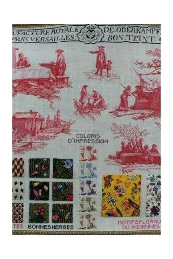 Grille Point De Croix Toiles De Jouy Historiques 6 Grille Point De Croix Toiles De Jouy Historiques – Image 6