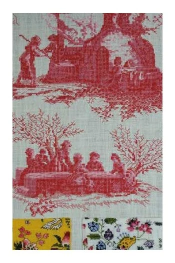 Grille Point De Croix Toiles De Jouy Historiques 7 Grille Point De Croix Toiles De Jouy Historiques – Image 7