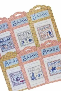 Grilles Point Croix Histoire Mercerie Sajou Lot De 6