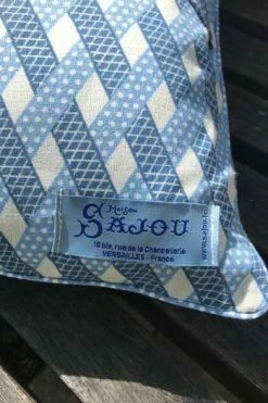 Housse Coussin 40 X 40cm Damas Bleu 1 -artisanat Soldes Magasin housse coussin 40 x 40cm damas bleu 1 2